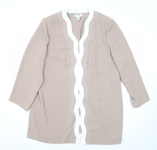 Womens UK Size 22 Medici Beige Jacket
