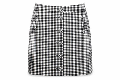 Oasis Womens Multicoloured Check 100% Polyester Maxi Skirt Size 8 Regular