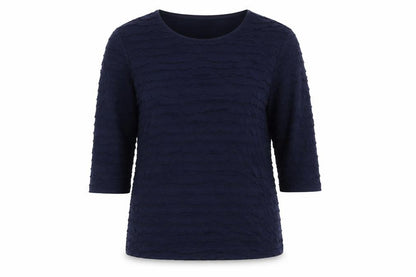 Womens UK Size 16 Barbara Lebek Blue Tunic T-Shirt