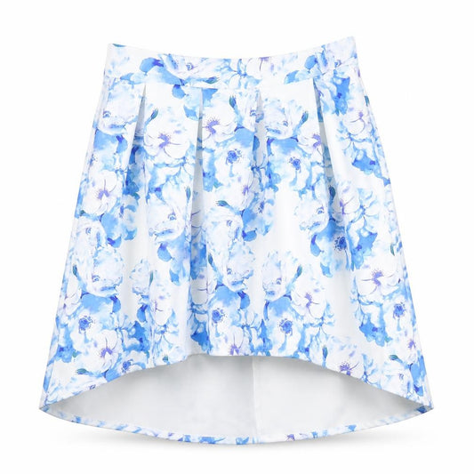 Wolf & Whistle Womens Multicoloured Floral Polyester A-Line Skirt Size 18 Zip