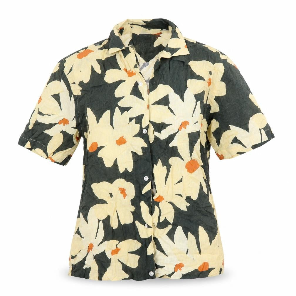 Womens UK Size S Zara Multicoloured Tunic Blouse