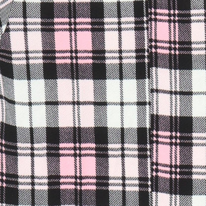 Kaaya Womens Multicoloured Check Polyester Pencil Dress Size 18 Round Neck