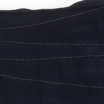 Alex & Co Womens Blue Polyester A-Line Skirt Size 16