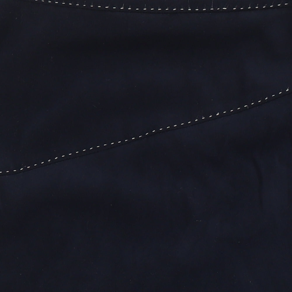 Alex & Co Womens Blue Polyester A-Line Skirt Size 16