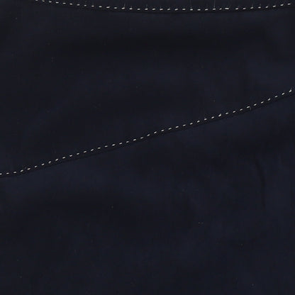 Alex & Co Womens Blue Polyester A-Line Skirt Size 16