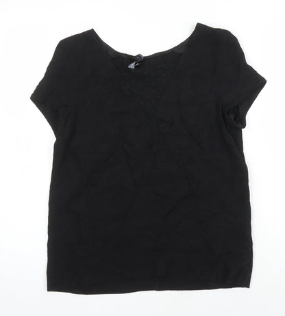 Womens UK Size S The Kooples Black Tunic Blouse