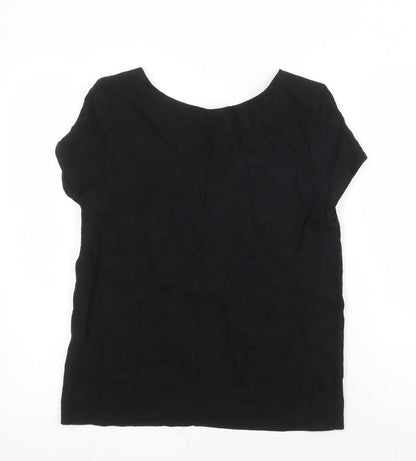 Womens UK Size S The Kooples Black Tunic Blouse
