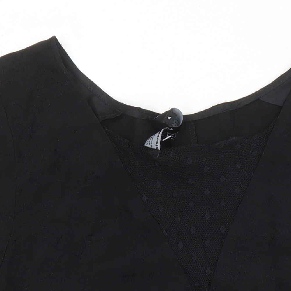 Womens UK Size S The Kooples Black Tunic Blouse