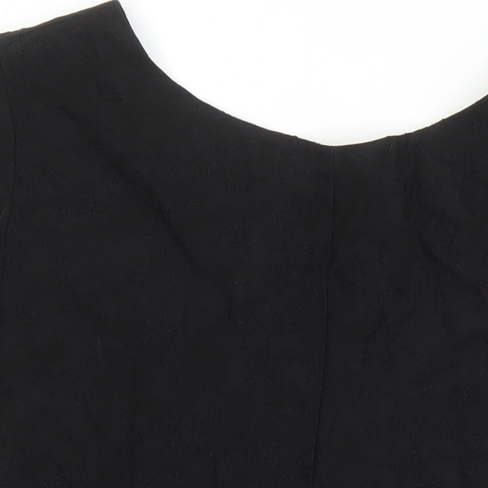Womens UK Size S The Kooples Black Tunic Blouse