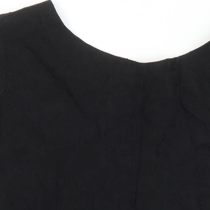 Womens UK Size S The Kooples Black Tunic Blouse