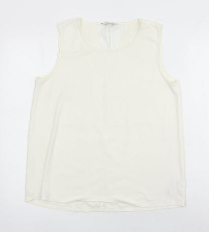 Womens UK Size 14 NEXT Ivory Tunic Blouse