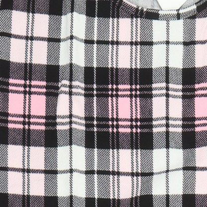 Kaaya Womens Multicoloured Check Polyester Pencil Dress Size 18 Round Neck