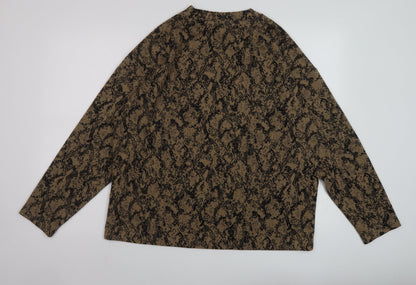 Womens UK Size 16 Marks and Spencer Beige Pullover Jumper