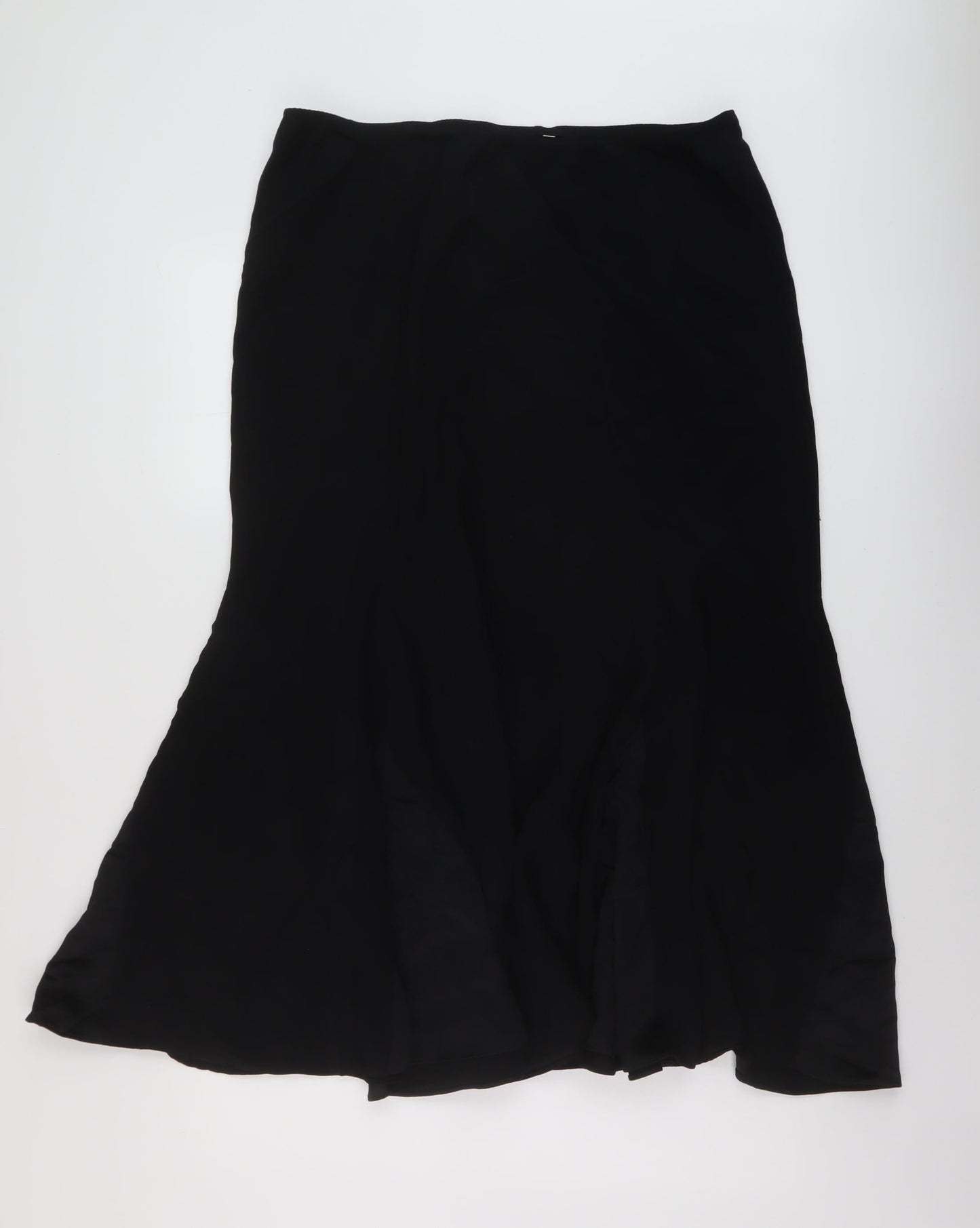 CC Womens Black Acetate A-Line Skirt Size XL