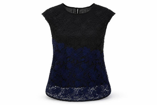 Womens UK Size S Adiva Black Basic T-Shirt