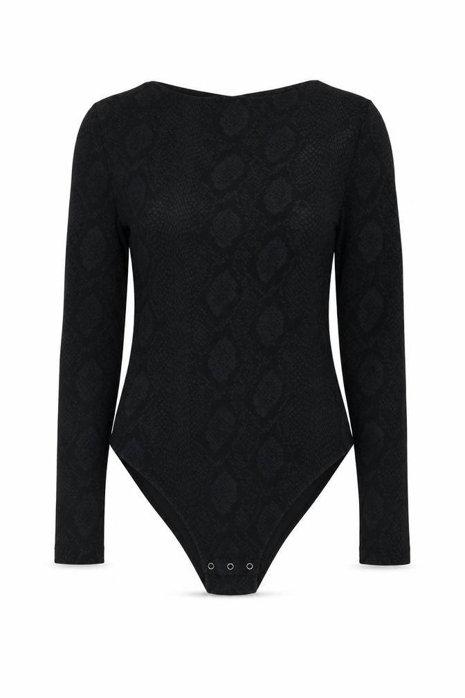 Womens UK Size L H&M One-Piece Grey Bodysuit