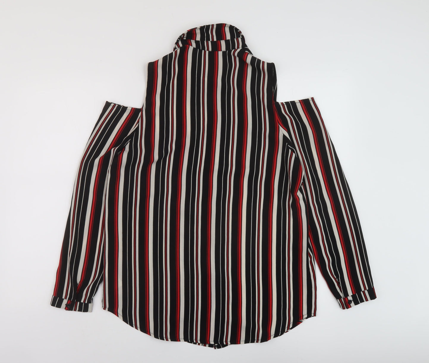 Womens UK Size 10 New Look Multicoloured Basic Blouse
