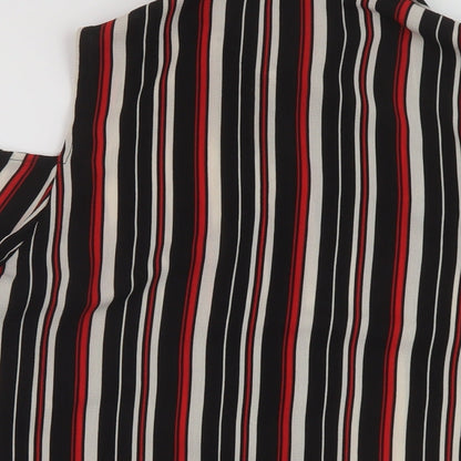Womens UK Size 10 New Look Multicoloured Basic Blouse