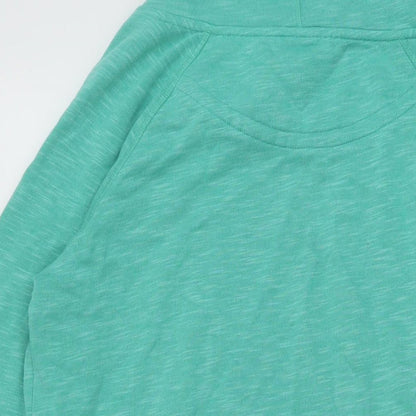 The Black Dog Womens Green Polyester Pullover Sweatshirt Size M Pullover