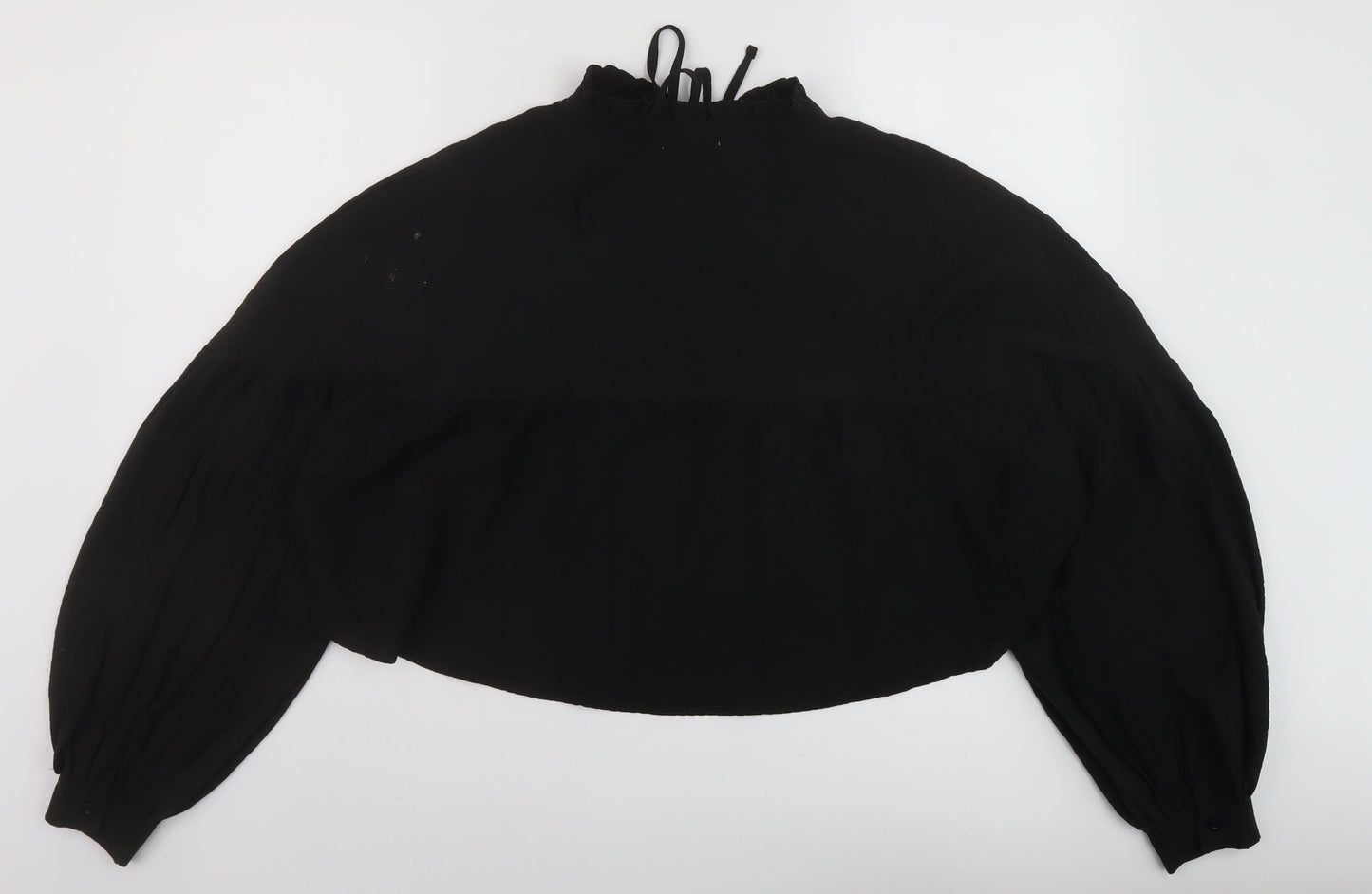 Womens UK Size 10 In the Style Black Basic Blouse