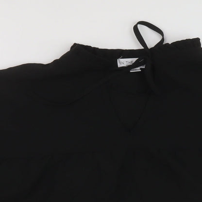 Womens UK Size 10 In the Style Black Basic Blouse