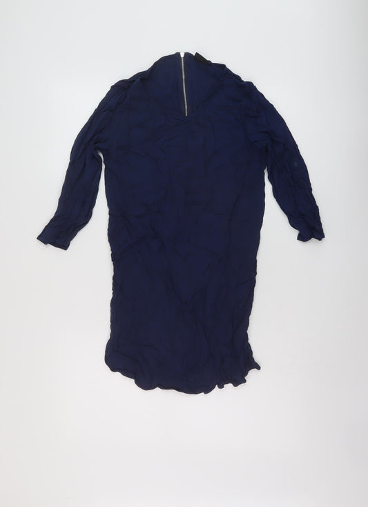 Womens UK Size M VILA Black Basic Blouse