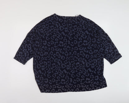 Womens UK Size 16 Marks and Spencer Blue Basic Blouse
