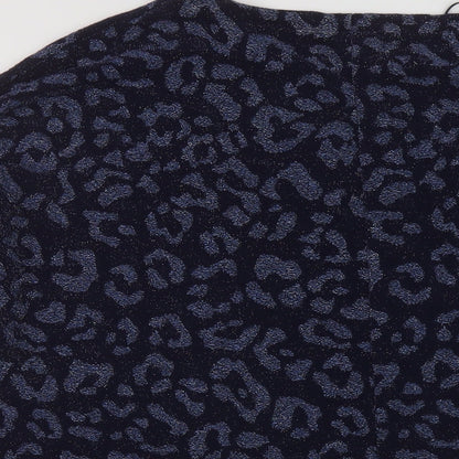 Womens UK Size 16 Marks and Spencer Blue Basic Blouse