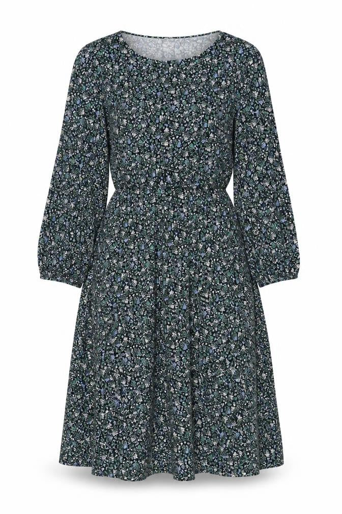 Marks and Spencer Womens Multicoloured Floral Viscose A-Line Size 12 Round Neck Pullover