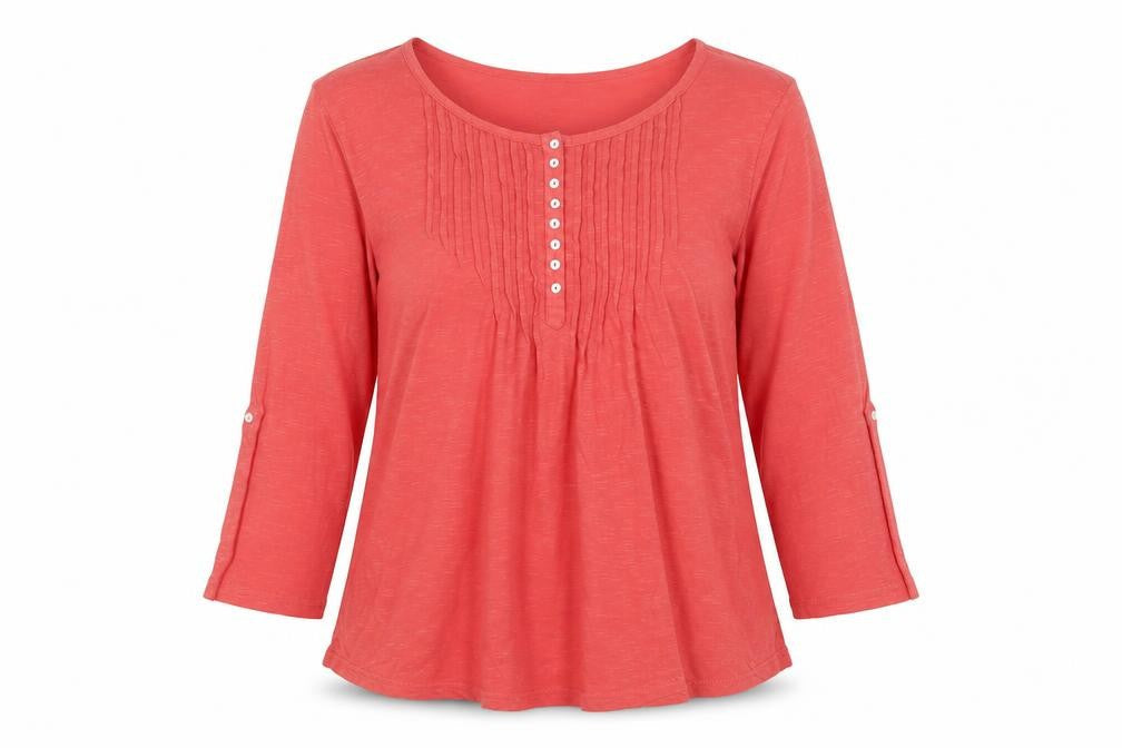 Womens UK Size 10 Pomodoro Pink Basic T-Shirt