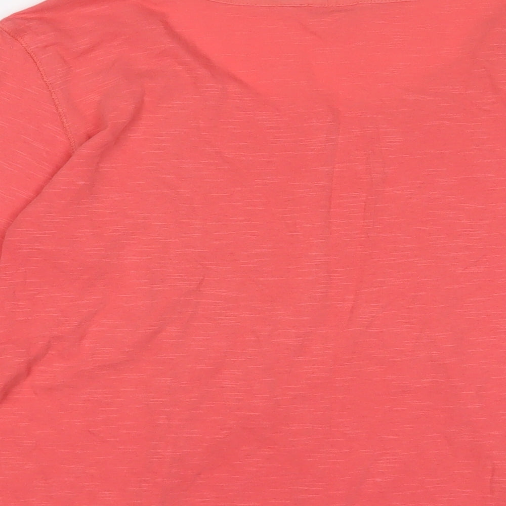 Womens UK Size 10 Pomodoro Pink Basic T-Shirt