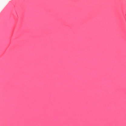 Womens UK Size S Casamia Pink Basic T-Shirt