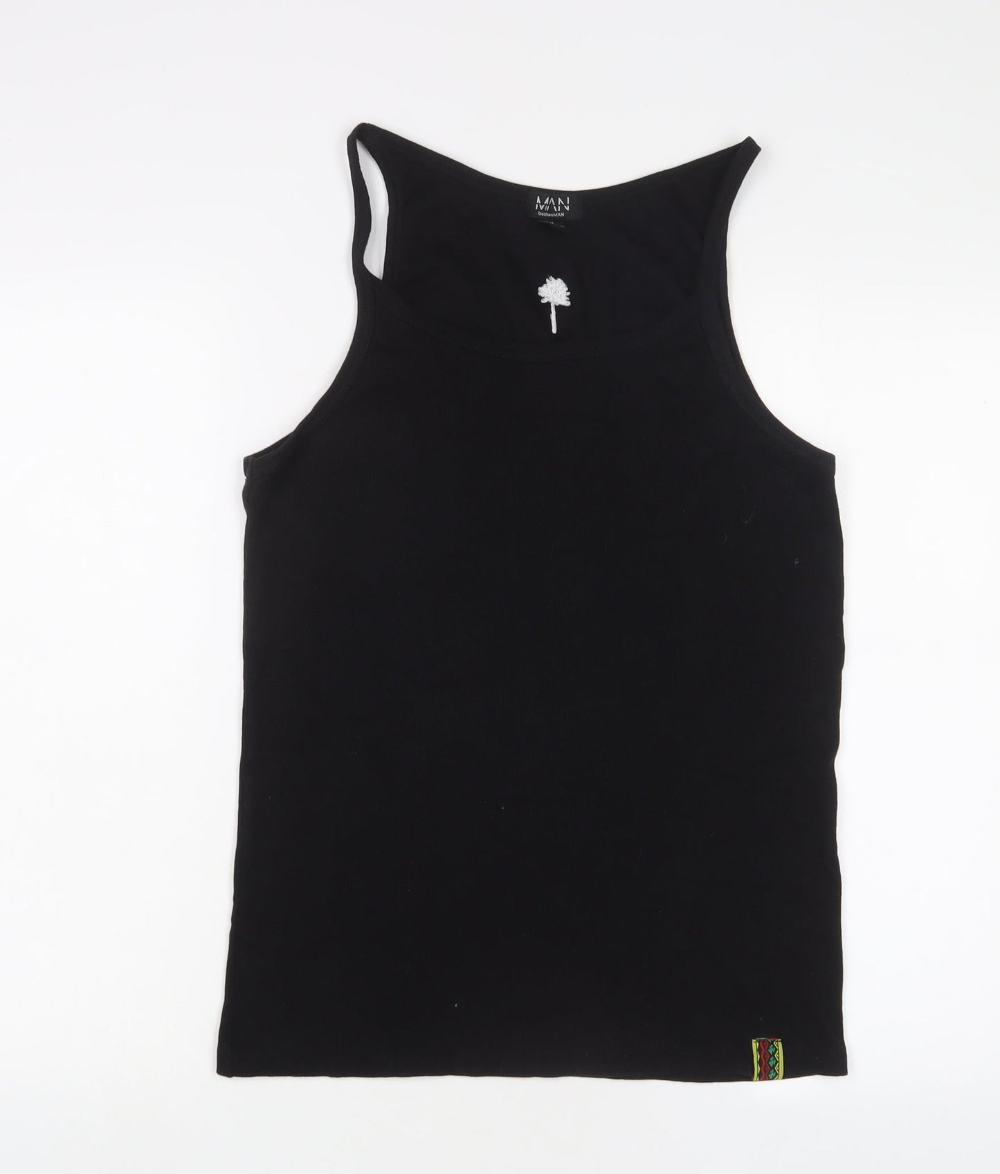 Mens UK Size M Boohoo Black  T-Shirt