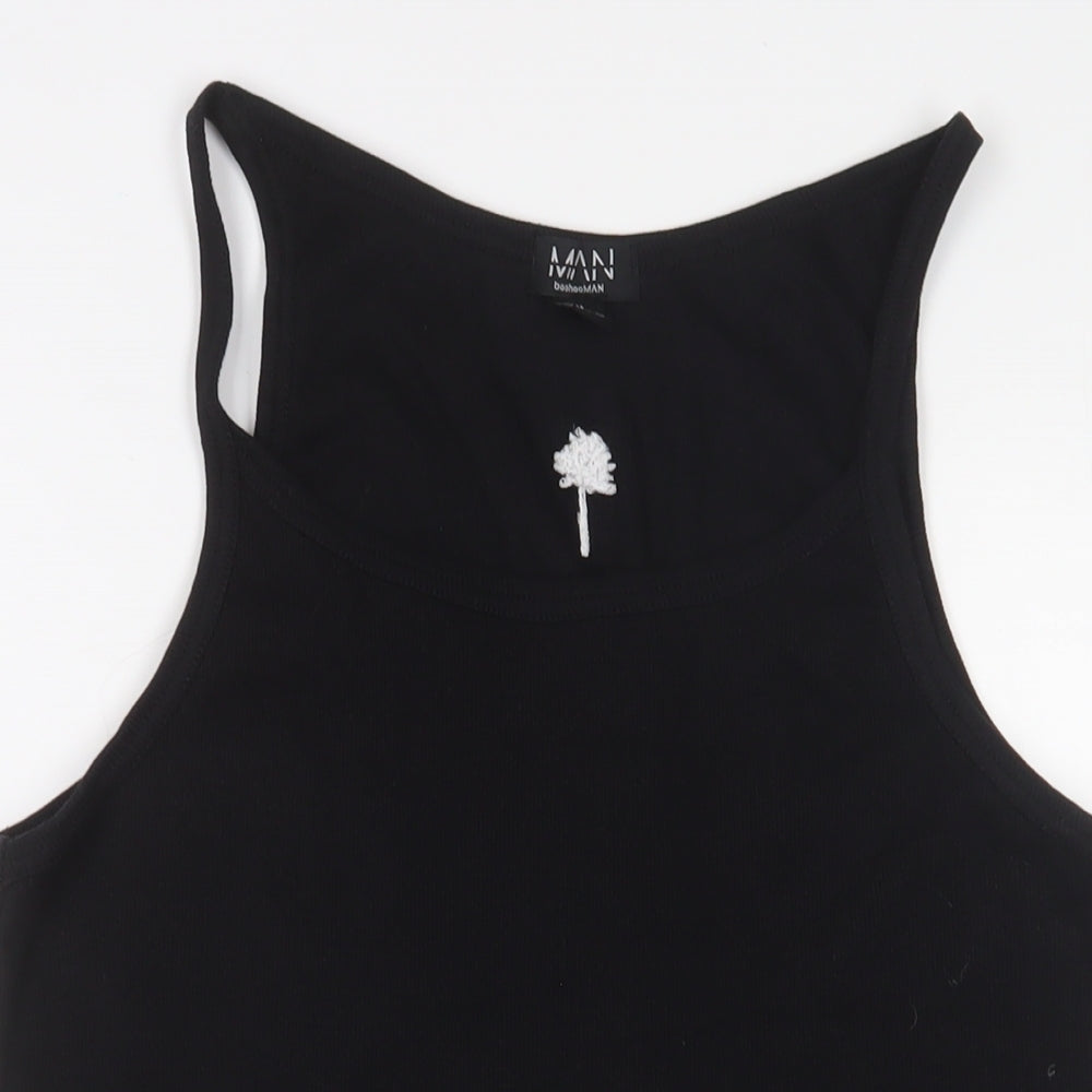Mens UK Size M Boohoo Black  T-Shirt