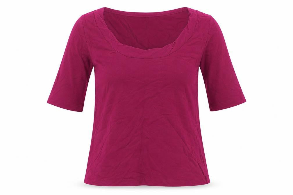 Womens UK Size 6 Marks and Spencer Purple Basic T-Shirt