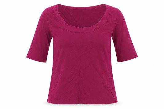 Womens UK Size 6 Marks and Spencer Purple Basic T-Shirt