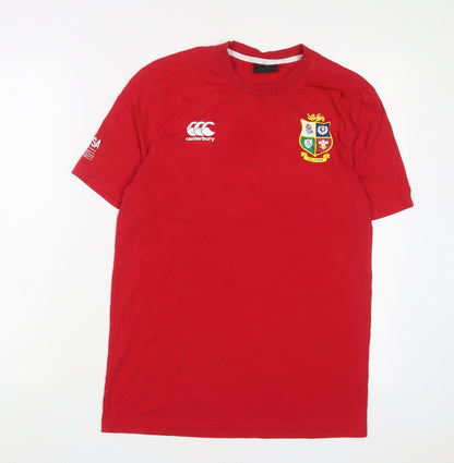 Mens UK Size S Canterbury Red  T-Shirt