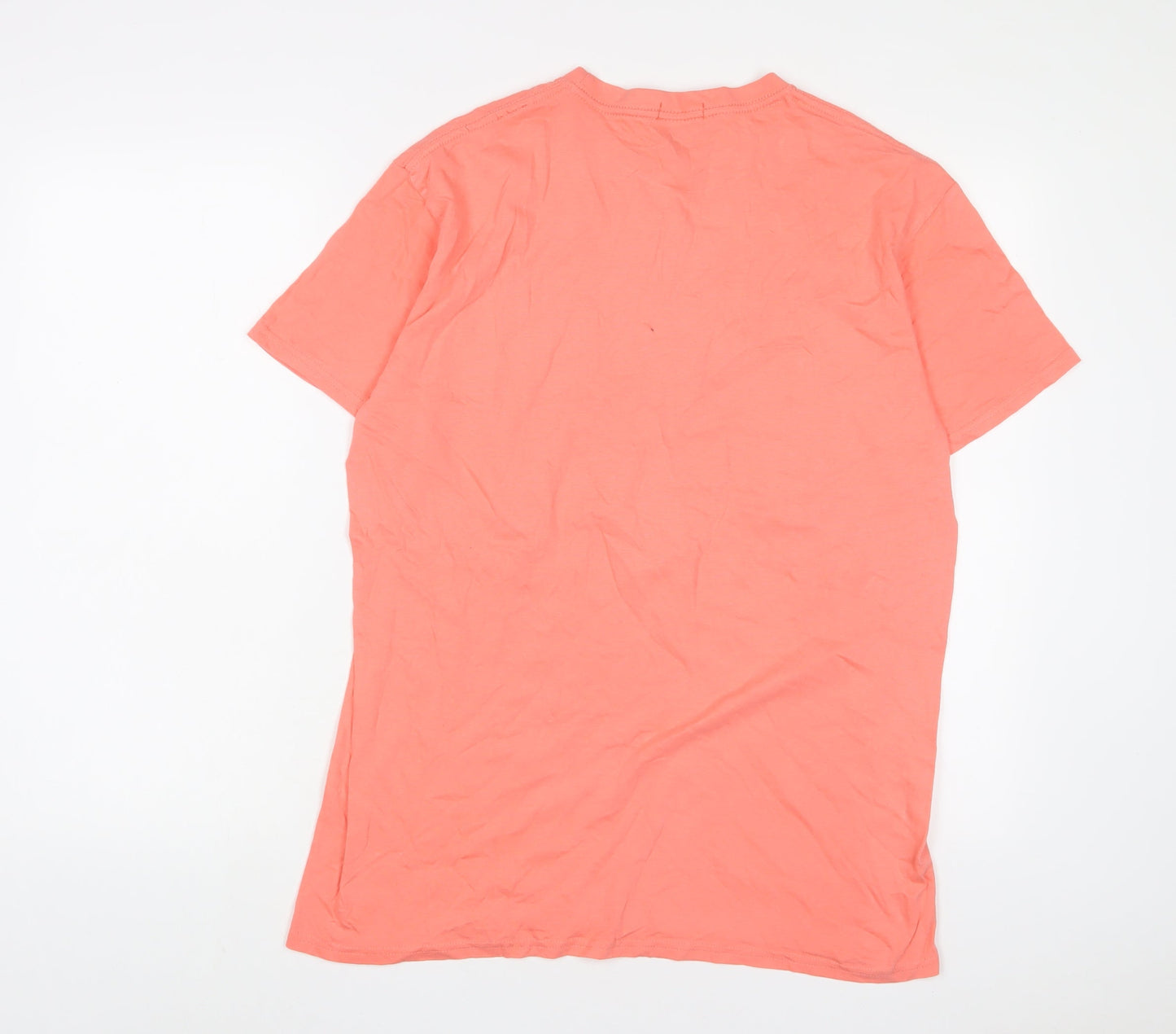 Mens UK Size S Boohoo Pink  T-Shirt