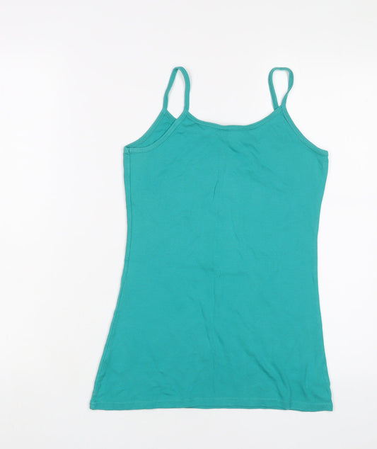 Womens UK Size 12 Dorothy Perkins Green Camisole Tank
