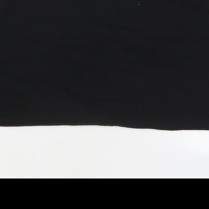 Womens UK Size S PRETTYLITTLETHING Black Cropped T-Shirt