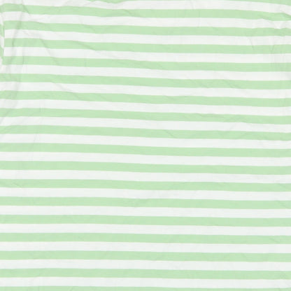 Womens UK Size M Pieces Green Basic T-Shirt
