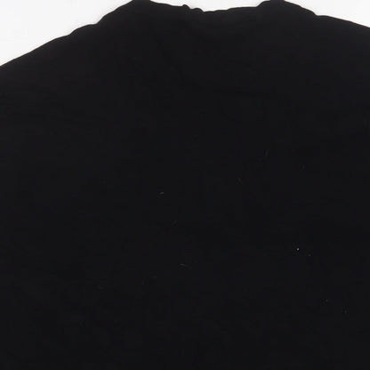 Womens UK Size 14 New Look Black Basic T-Shirt