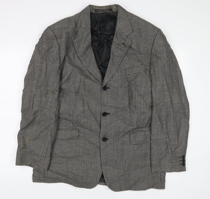 Mens UK Size 42 Marks and Spencer Regular Black Suit Jacket