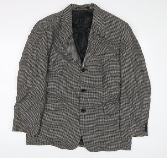 Mens UK Size 42 Marks and Spencer Regular Black Suit Jacket