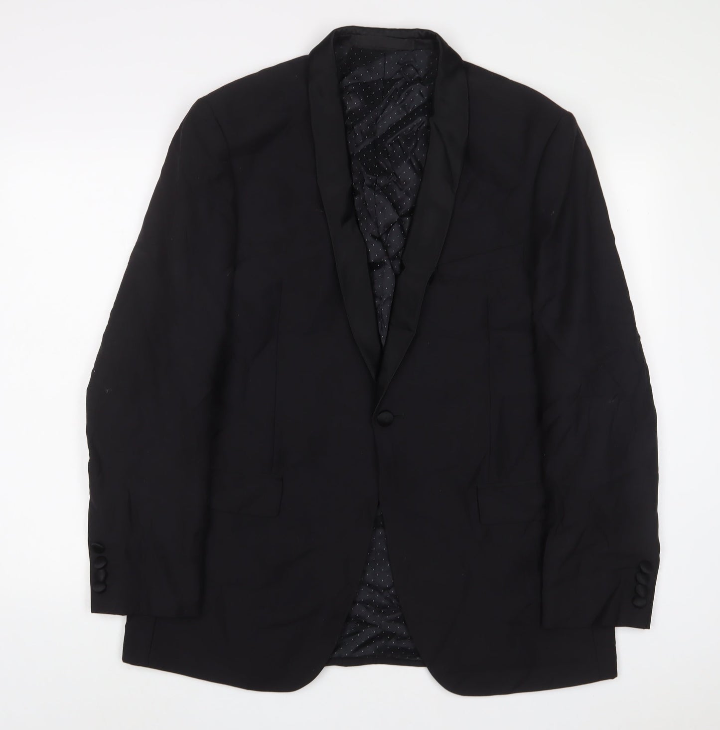 Mens UK Size 42 John Lewis Regular Black Suit Jacket