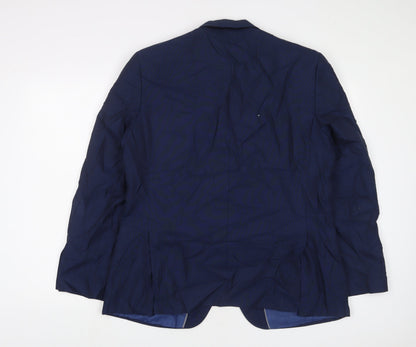 Mens UK Size 42 Marks and Spencer Regular Blue Suit Jacket