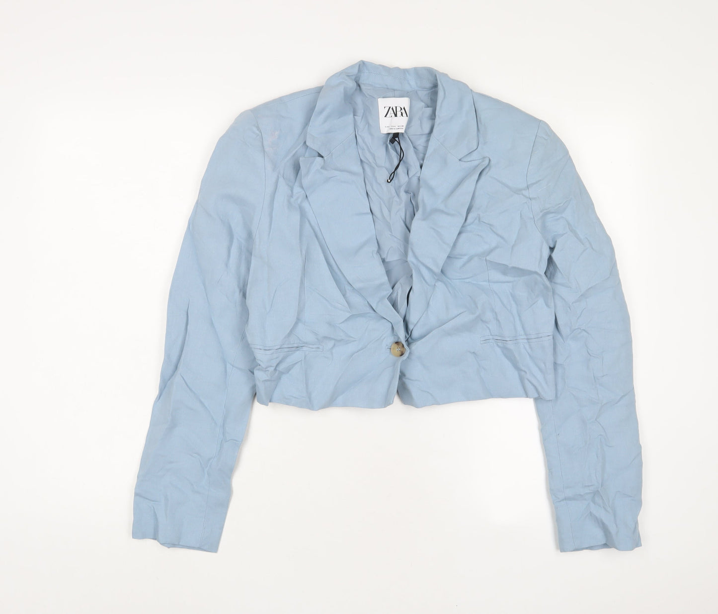 Womens UK Size S Zara Blue Jacket