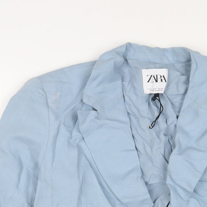 Womens UK Size S Zara Blue Jacket