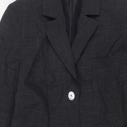Womens UK Size 10 Classic Grey Jacket