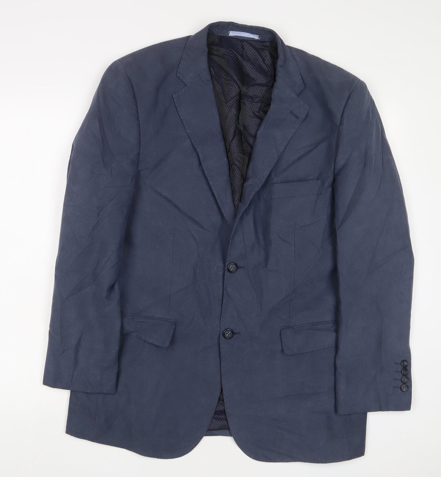 Mens UK Size 38 Skopes Regular Blue Suit Jacket